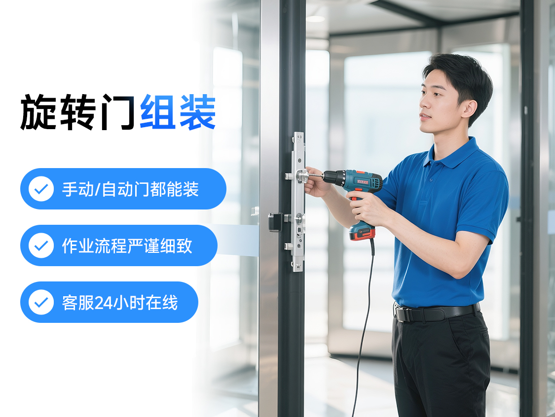 旋转门组装服务封面图
