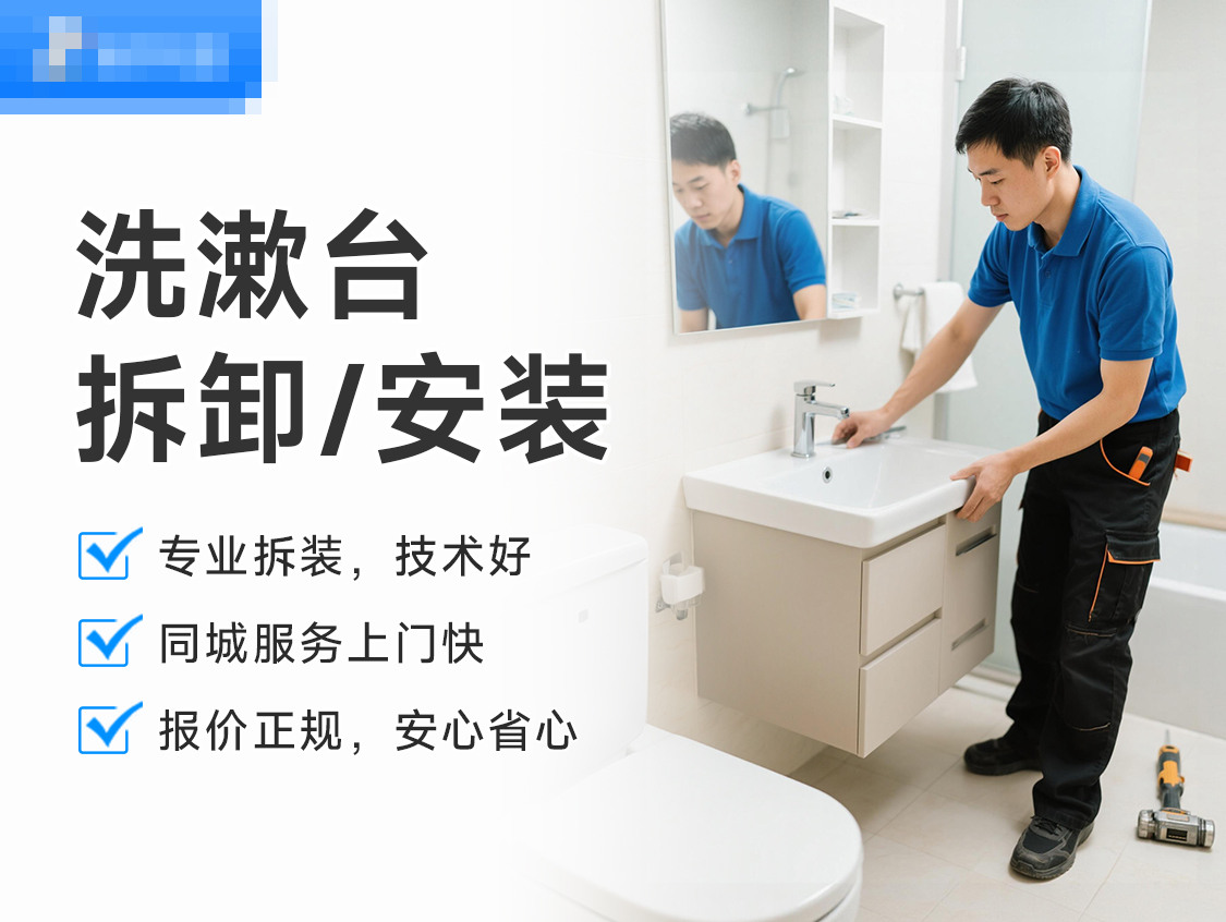 洗漱台拆卸/安装服务封面图