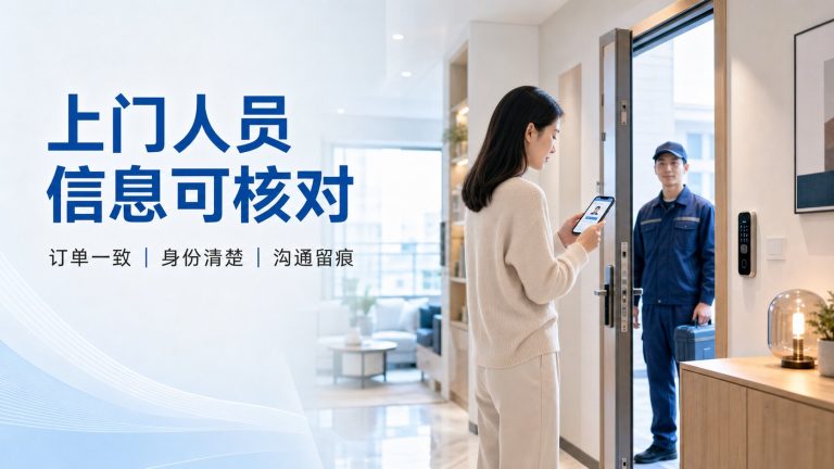 找水电维修师傅先看实名认证和服务信息,平台推荐下单更放心